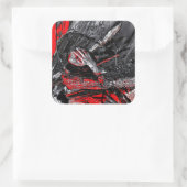 Molten Soul Quadratischer Aufkleber (Tasche)