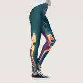 Molten Waves in Midnight Motion Leggings (Rechts)