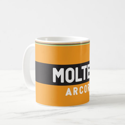 Molteni Retro radfahrenTasse Kaffeetasse (Vorderseite Links)