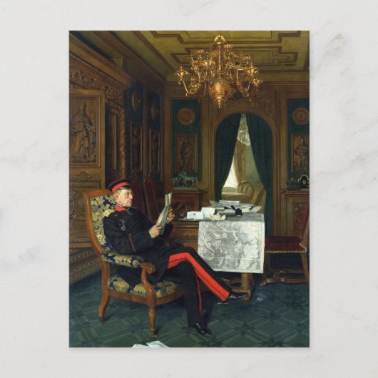 Moltke in Versailles, 1872 Postkarte (Vorderseite)