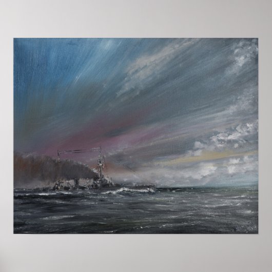 Moltke Jutland 1916. 2014 Poster (Vorne)