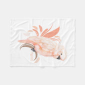 Moluccan Cockatoo Fleecedecke (Vorderseite (Horizontal))