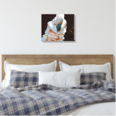 Moluccan Cockatoo-Leinwand Leinwanddruck (Insitu (Schlafzimmer))