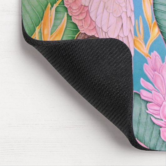 Moluccan Cockatoo Mousepad (Ecke)