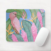 Moluccan Cockatoo Mousepad (Mit Mouse)