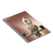 Moluccan Cockatoo-Notizbuch Notizblock (Rechte Seite)
