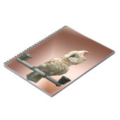 Moluccan Cockatoo-Notizbuch Notizblock (Linke Seite)