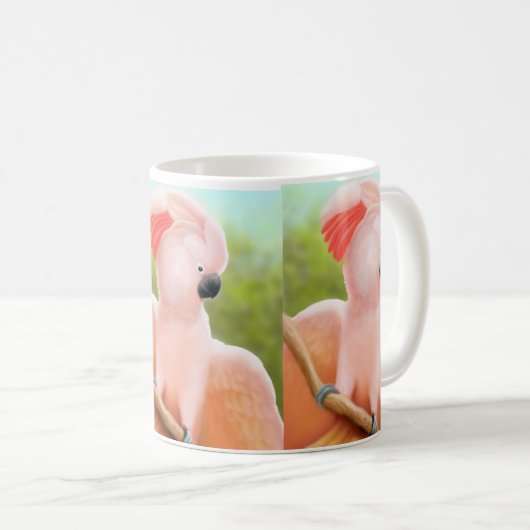 Moluccan Cockatoo-Tasse Kaffeetasse (VorderseiteRechts)