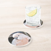 Moluccan Cockatoo Untersetzer (Seite)