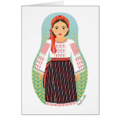 Molvan Matryoshka-Karte (Vorne)