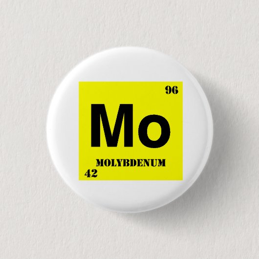 Molybdän Button (Vorderseite)