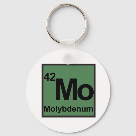Molybdän-Schlüsselanhänger Schlüsselanhänger (Vorderseite)