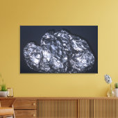 Molybdänit (MoS2), das wichtigste Erz von Molybdän Leinwanddruck (Insitu (Wohnzimmer))