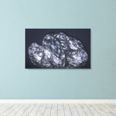 Molybdänit (MoS2), das wichtigste Erz von Molybdän Leinwanddruck (Insitu (Holzboden))