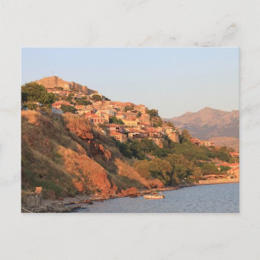 Molyvos Postkarte (Vorderseite)