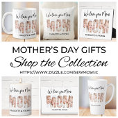 Mom 3 Photos Cutout Letters Milchtasse