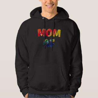 Mom AF Rude Cheeky Mothers Day Idea Fun Cool Mom Hoodie
