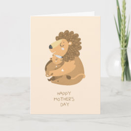 Mom and Baby Cub Mother's Day Card Karte