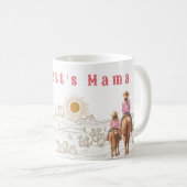 Mom and daughter CowGirls Gift 11oz Kaffeetasse (VorderseiteRechts)