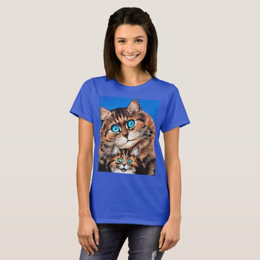 Mom and Kitty Cats, Louis Wain T-Shirt (Vorne ganz)