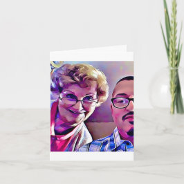 Mom and me Mother's Day 2017 ages 84 and 64 card Karte