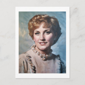 Mom as Computer Impasto Oil Painting  Postkarte