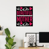 Mom - Beautiful Mother Poster (Heimbüro)