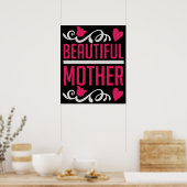 Mom - Beautiful Mother Poster (Küche)
