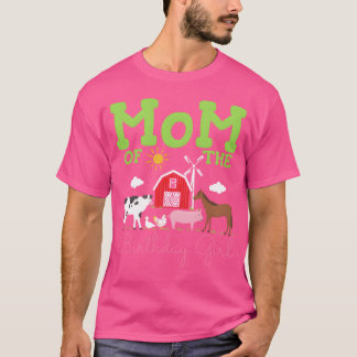 Mom Birthday Farm Animals music gift T-Shirt