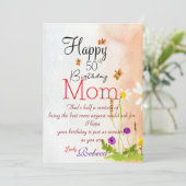 Mom Birthday Karte (Stehend Vorderseite)