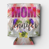 'Mom-Boss-Fire' – Diseño floral en cubos Dosenkühler (Vorderseite)