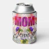 'Mom-Boss-Fire' – Diseño floral en cubos Dosenkühler (Kanne Rückseite)