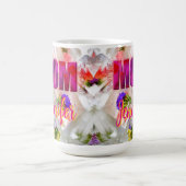 'Mom-Boss-Fire' – Diseño floral en cubos  Kaffeetasse (Mittel)