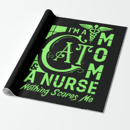 Mom Cat Nurse Geschenkpapier