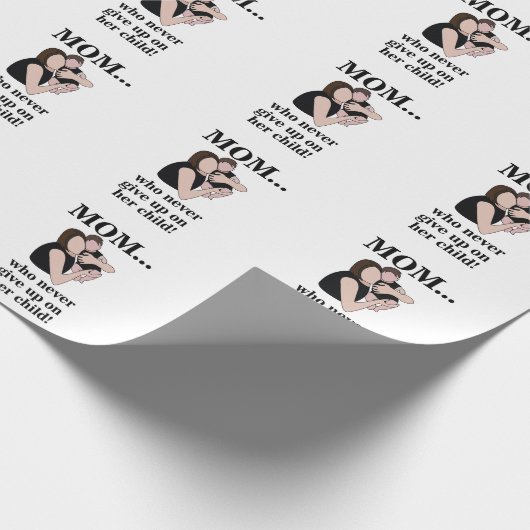 Mom Child Mother Birthday Geschenkpapier (Ecke)