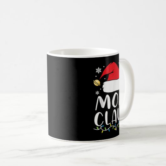 Mom Claus Christmas Lights Pajama Xmas Family Matc Kaffeetasse (VorderseiteRechts)