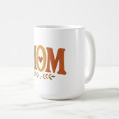 MOM Cozy Fall Herbst Mutterschaft Kaffeetasse (VorderseiteRechts)