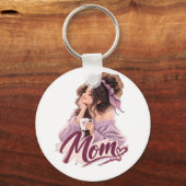 MOM Cozy Fall Herbst Mutterschaft Schlüsselanhänger (Rückseite)