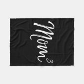 Mom Cubed Triplet Mom Of 3 Third Child Announcemen Fleecedecke (Vorderseite (Horizontal))