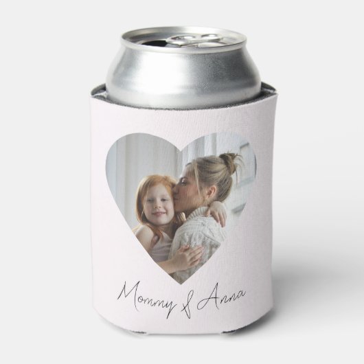 Mom Custom Name & Photo | Personalized Can Cooler Dosenkühler (Kanne Vorderseite)