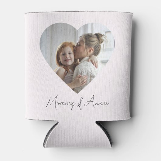 Mom Custom Name & Photo | Personalized Can Cooler Dosenkühler (Vorderseite)