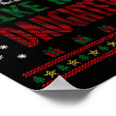 Mom Dad Christmas - Funny Awesome Like My Daughter Poster (Ecke)