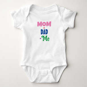 Mom+dad=me Baby Strampler