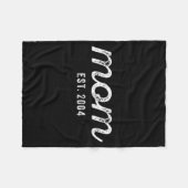 Mom Est 2004 Mom D Mother’s Day Ized  Fleecedecke (Vorderseite (Horizontal))