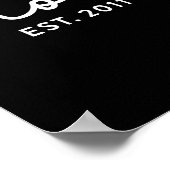 Mom Est 2011 Mom D Mother’s Day Ized  Poster (Ecke)