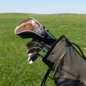 Mom Est. year Modern Bold Script Golf Head Cover Headcover (In SItu)