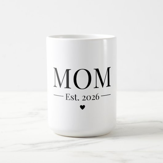 Mom Established 2026 Kaffeetasse (Mittel)