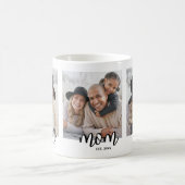 Mom Established 3 Photo Collage Kaffeetasse (Mittel)