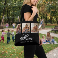 Mom Established Black Elegant Script 3 Foto