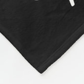 Mom Established Black Modern Script Photo Fleecedecke (Ecke)